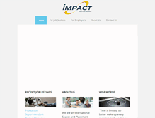 Tablet Screenshot of impact-tqr.com